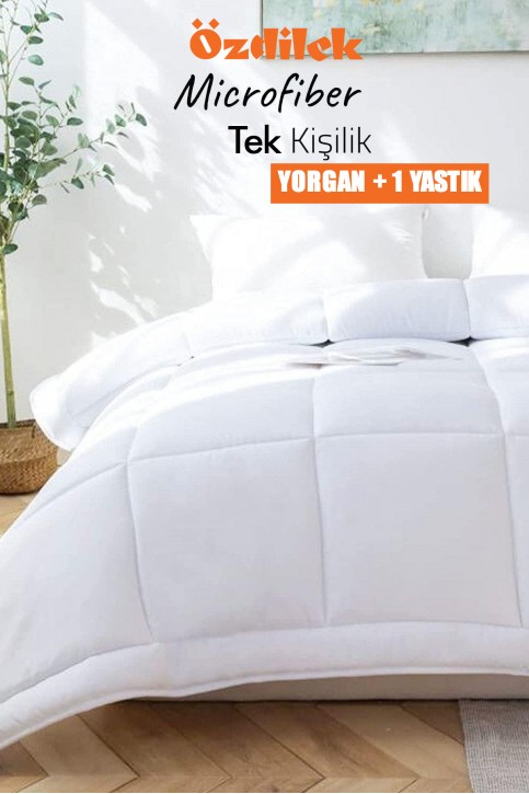 Özdilek Tek Kişilik Yorgan ve 1 Adet Yastık Seti