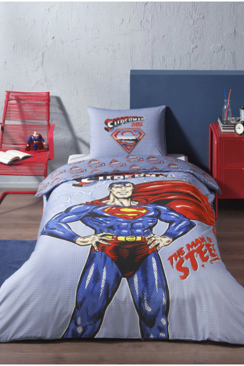 Özdilek Disney Superman Lighting Tek Kişilik Nevresim Takımı