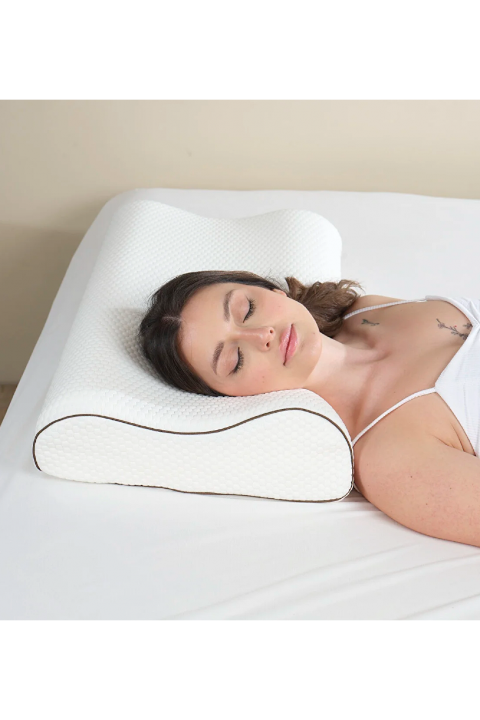 Visco Çift Boyun Destekli Ortopedik Yastık