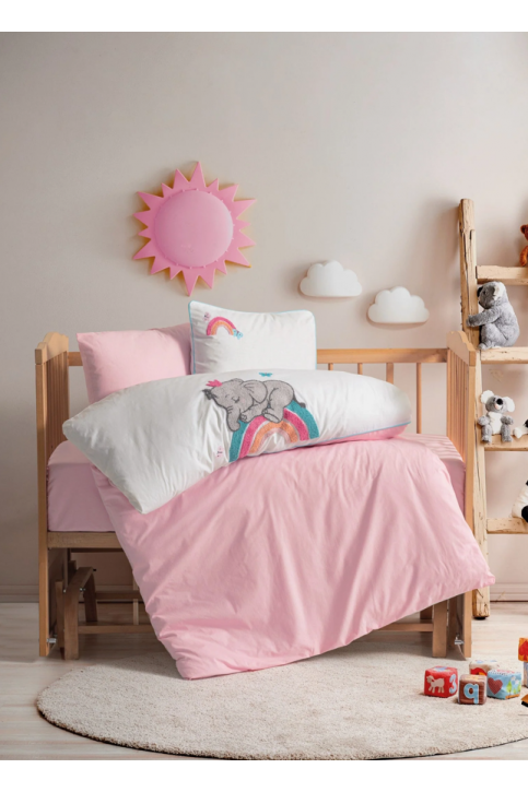 Cotton Box Lucky Punch Nakışlı Bebek Nevresim Takımı Cotton Box Lucky Punch Nakışlı Bebek Nevresim Takımı