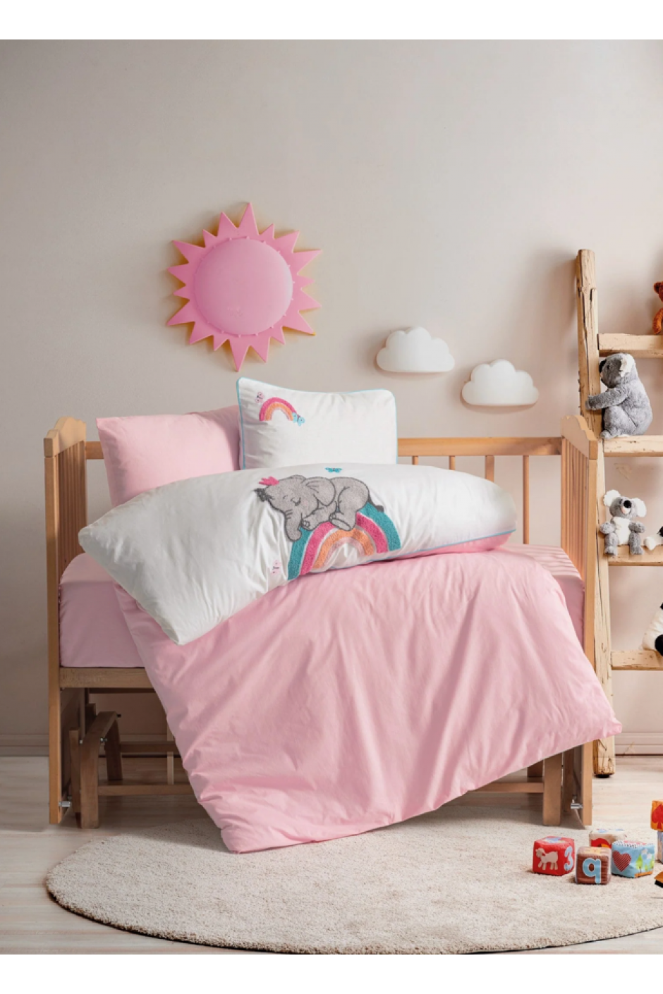 Cotton Box Lucky Punch Nakışlı Bebek Nevresim Takımı Cotton Box Lucky Punch Nakışlı Bebek Nevresim Takımı