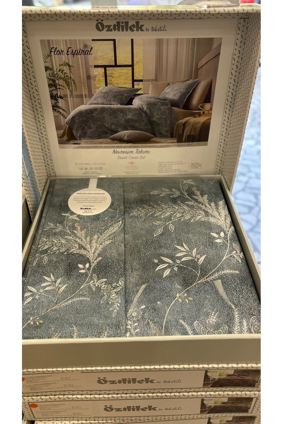 Özdilek Flor Espiral Tek Kişilik Nevresim Takımı Özdilek Flor Espiral Tek Kişilik Nevresim Takımı