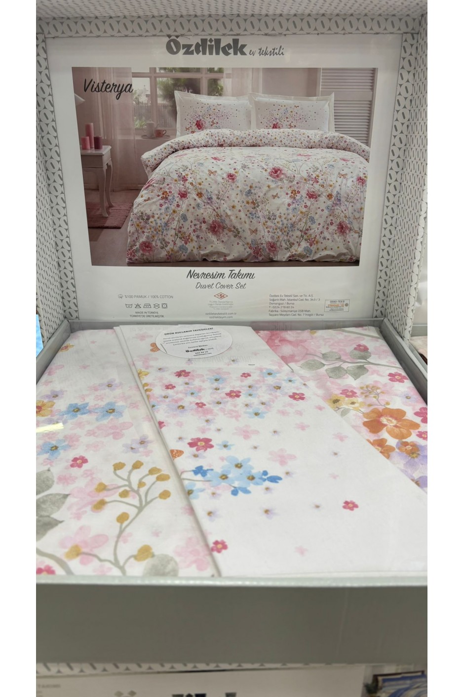 Özdilek Visterya Tek Kişilik Nevresim Takımı Özdilek Visterya Tek Kişilik Nevresim Takımı