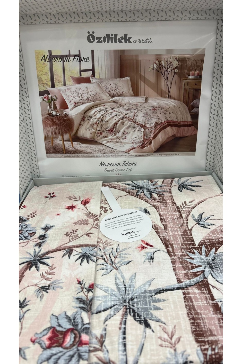 Özdilek Albero In Fiore Tek Kişilik Nevresim Takımı Özdilek Albero In Fiore Tek Kişilik Nevresim Takımı
