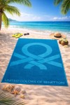 Outlet Plaj Havlusu Mavi 180x100cm Outlet Plaj Havlusu Mavi 180x100cm