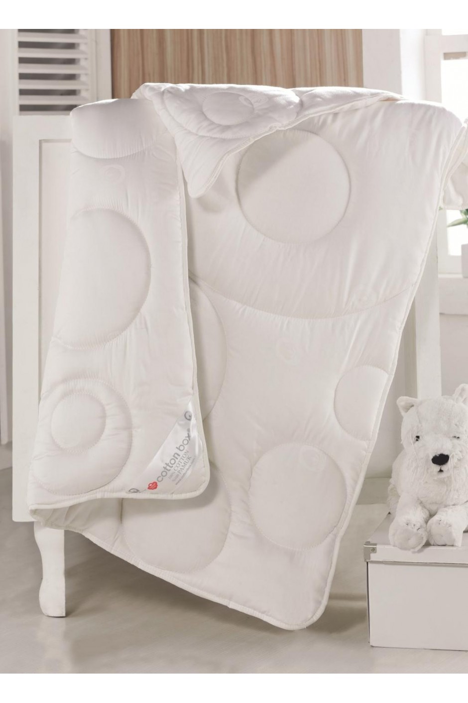 Cotton Box %100 Pamuk Bebek Yorganı Kapitoneli 95x145