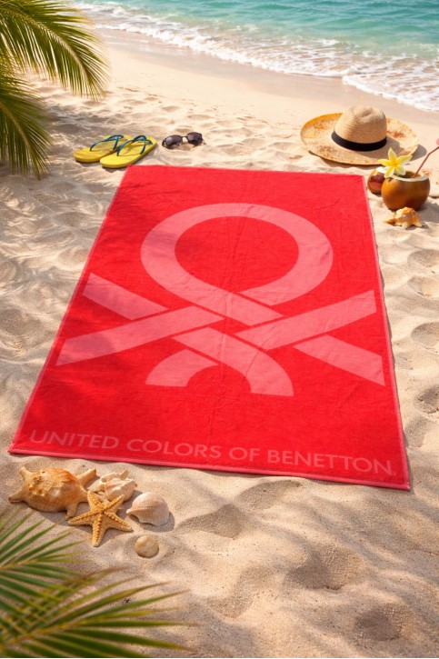 Outlet Plaj Havlusu Koyu Pembe 180x100cm