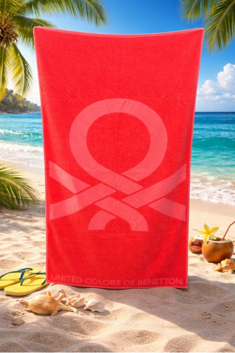 Outlet Plaj Havlusu Gül Kurusu Koyu 180x100cm