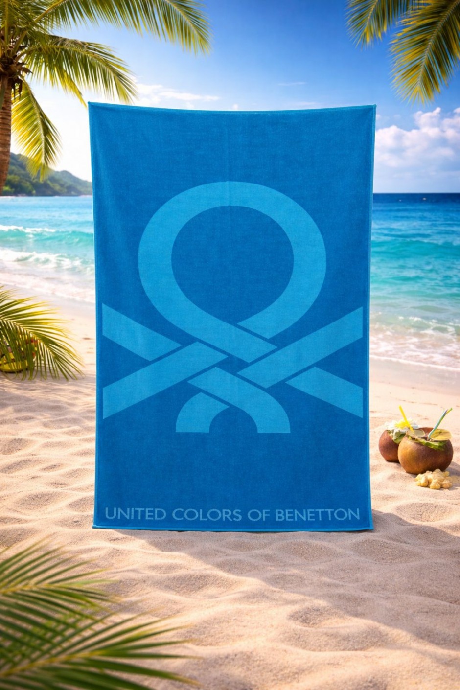 Outlet Plaj Havlusu Mavi 180x100cm