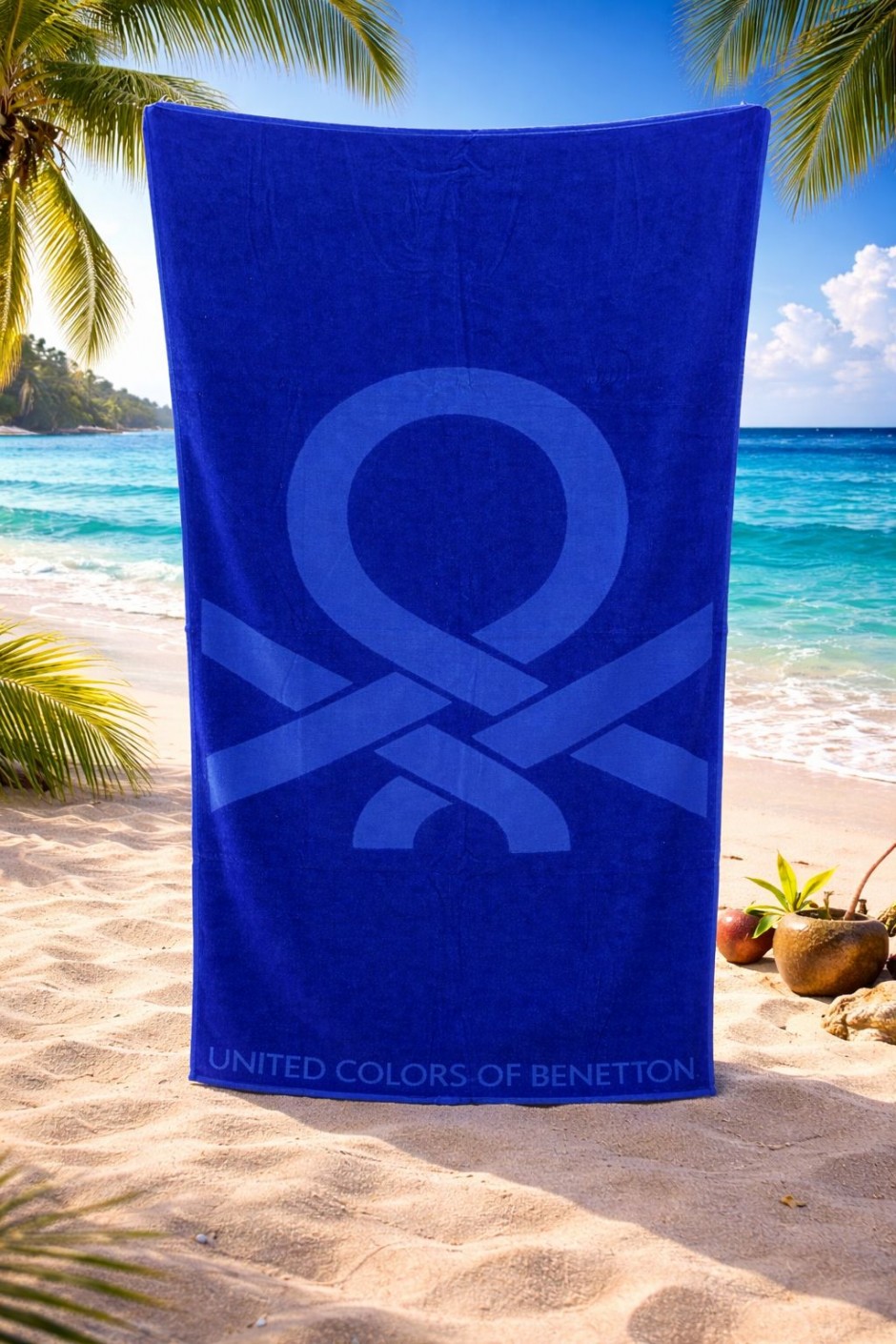 Outlet Plaj Havlusu Lacivert 180x100cm